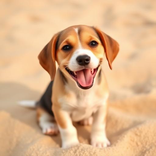 Biscuit, a happy Doggy Heaven dog